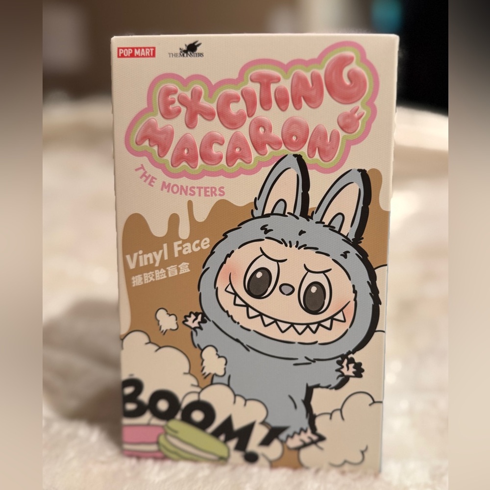 Pop Mart Labubu THE MONSTERS - Sesame Bean Vinyl Face Figure